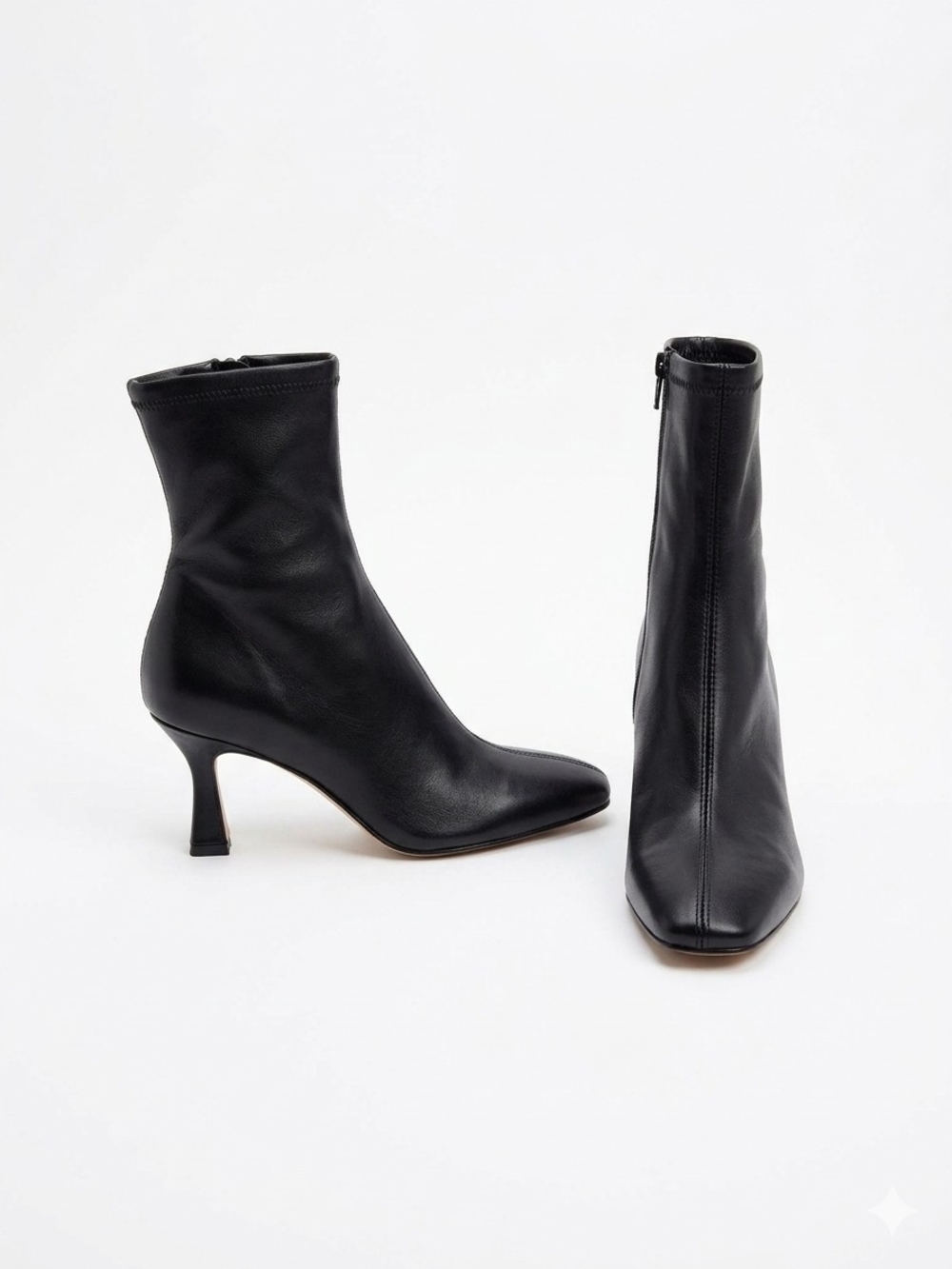 Dolce Vita Glamor Stella Black Leather Booties Size 6.5 NWOB